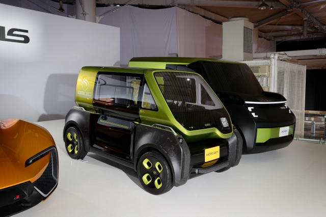 トヨタ自動車のEV電気自動車 Micro Boxの画像