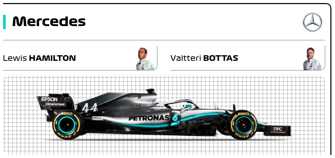F1 2020 メルセデスAMGマシン・ドライバー