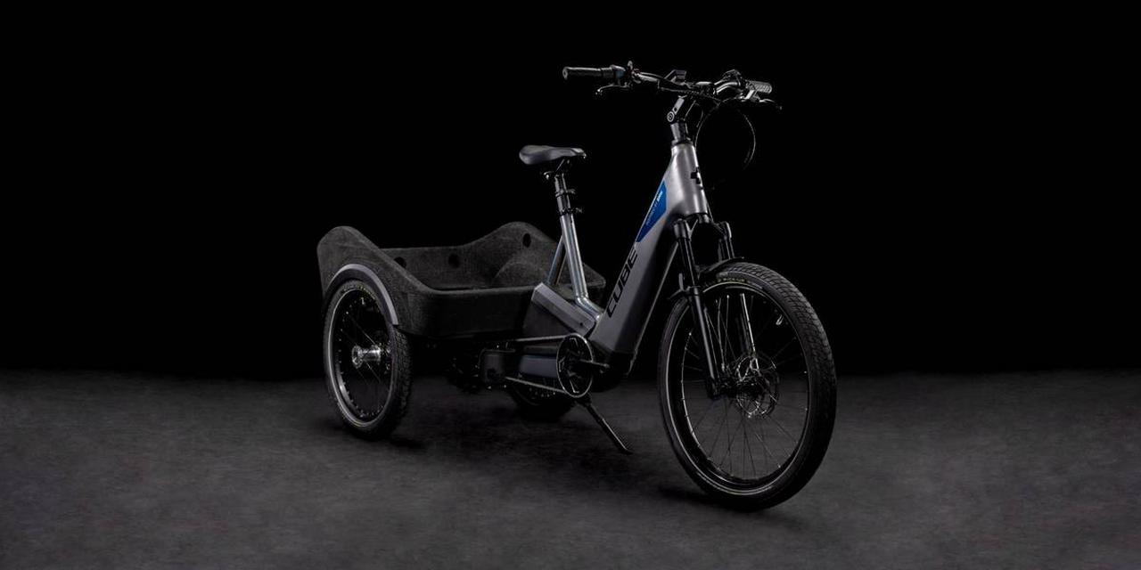 【動画】BMWが自転車メーカーのCUBEとコラボして作った、クリーンな3輪カーゴ!!