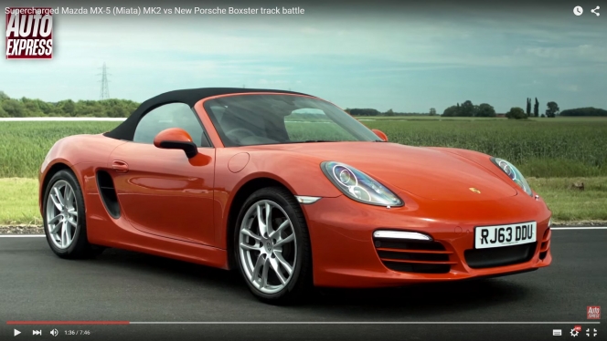 勝負なるはずが…最新のボクスターに挑むNBロードスター！その結果は？