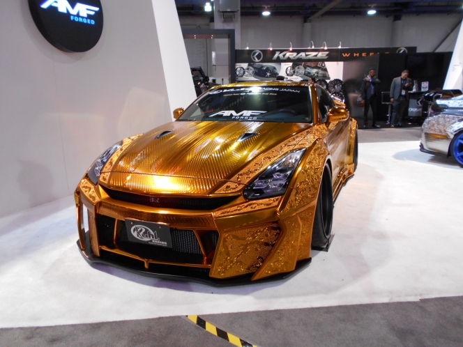 まさに走る芸術！黄金に輝くGTRがSEMAショーに登場！価格はなんと5,900万円！？