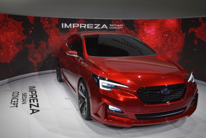 次期インプレッサ？LAショー2015で初公開された「インプレッサ･セダン･コンセプト」とは？
