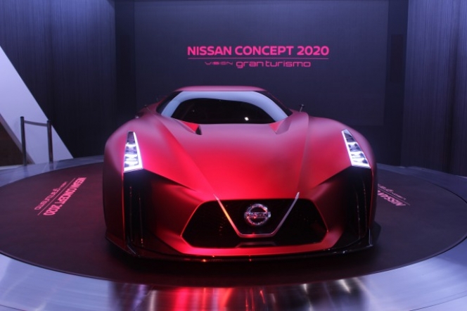 【東京モーターショー速報】次世代GTRか！？日産コンセプト「2020ヴィジョン グランツーリスモ」