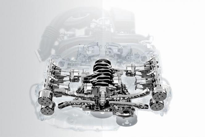 インプレッサSPORTを支える、進化したボクサーエンジン＆シンメトリカルAWD