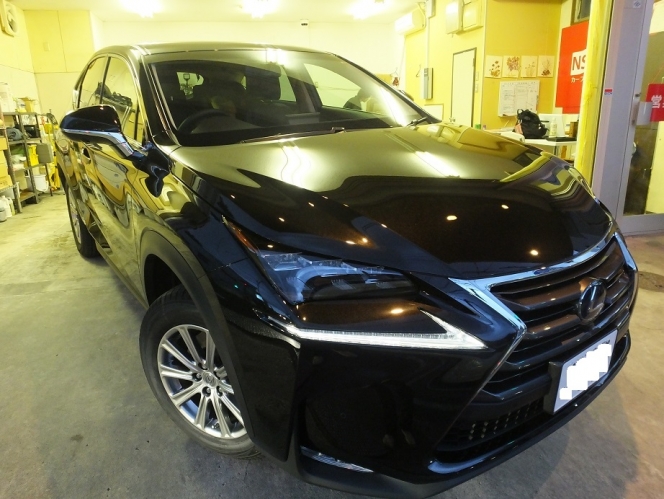 レクサス ＮＸ 2015年モデル ECHELON new version ガラスコーティング 施工
