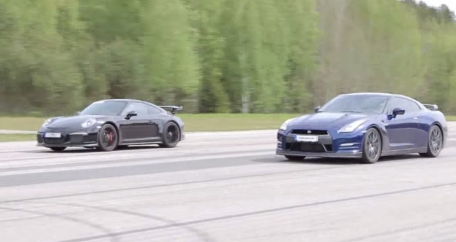 因縁の対決？GTRとポルシェ911 GT3はどちらが速い？