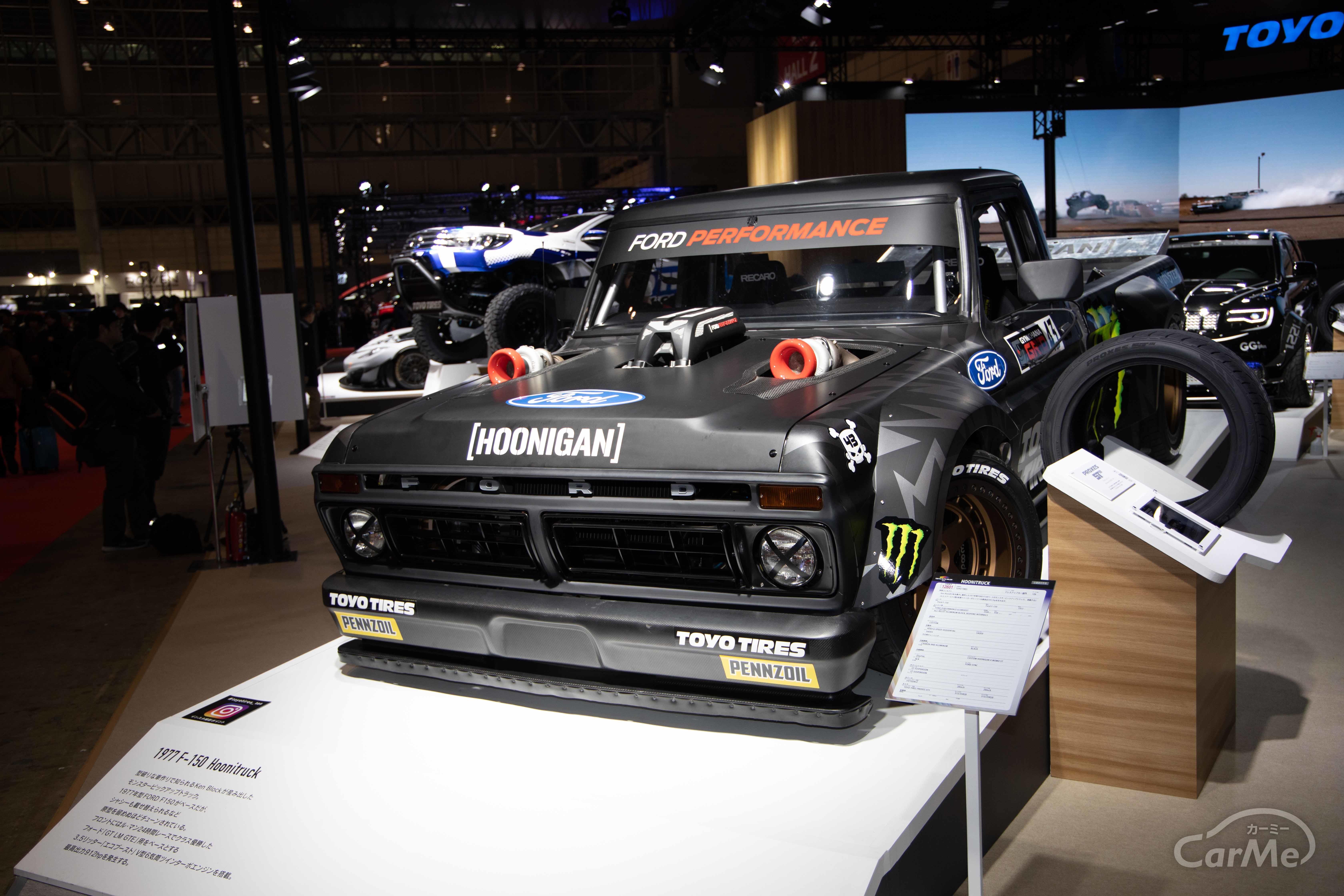 日本初上陸！TOYO TIRE、東京オートサロン2019でケン・ブロックの「F-150 Hoonitruck」を展示！