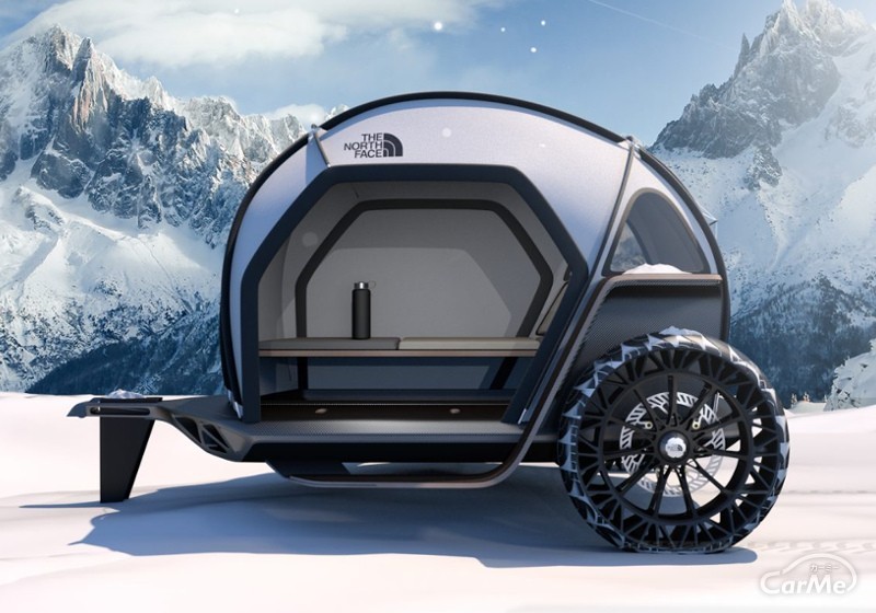 BMW×The North Face “テント型”軽量キャンピングトレーラー現る