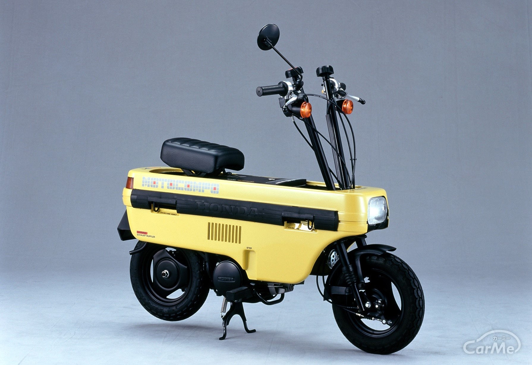 懐かしい！30年以上前に発売された原チャリ「モトコンポ」は世界初の二輪・四輪同時開発モデル