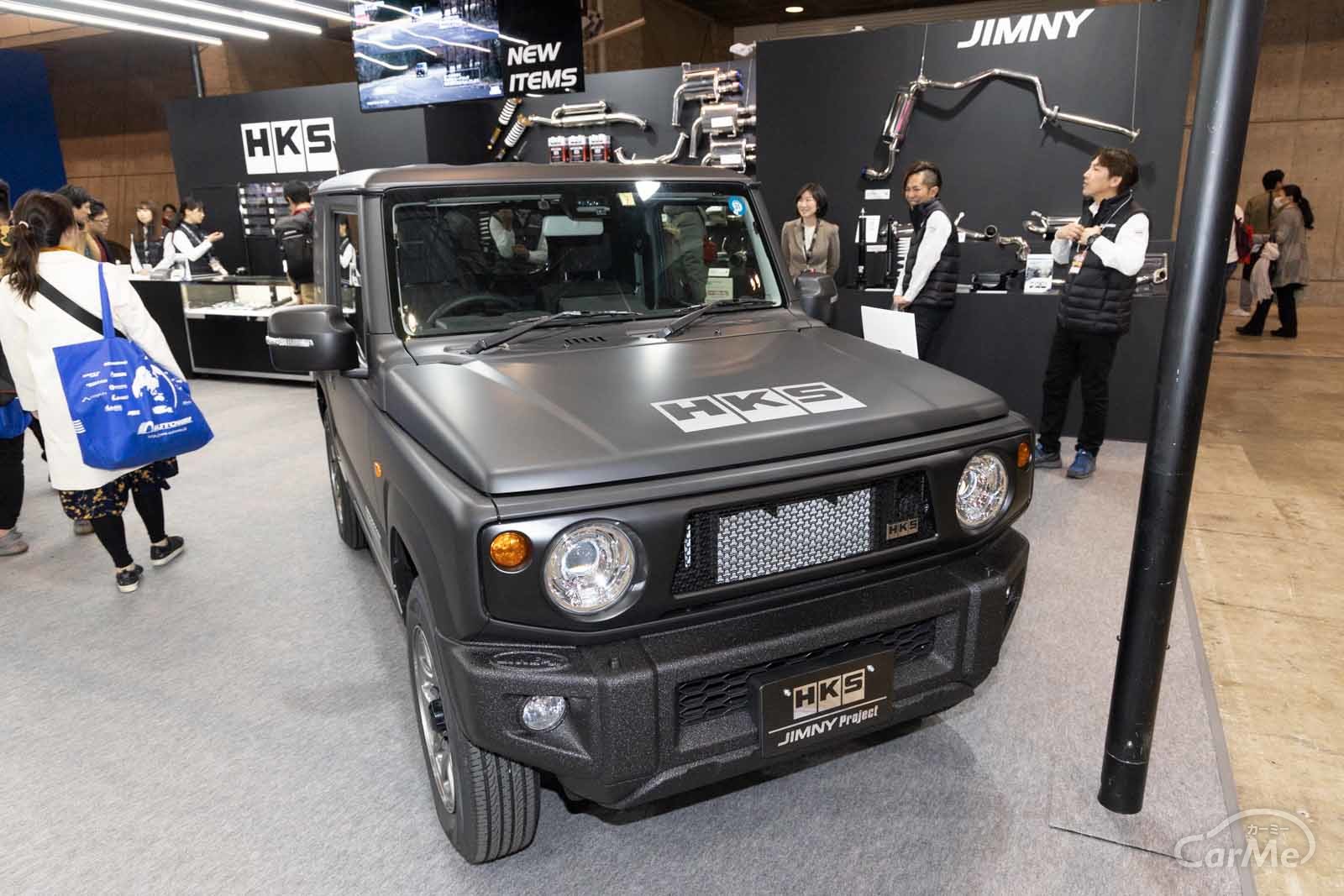 東京オートサロン2019、HKSがチューニングしたジムニーはどんな車に？