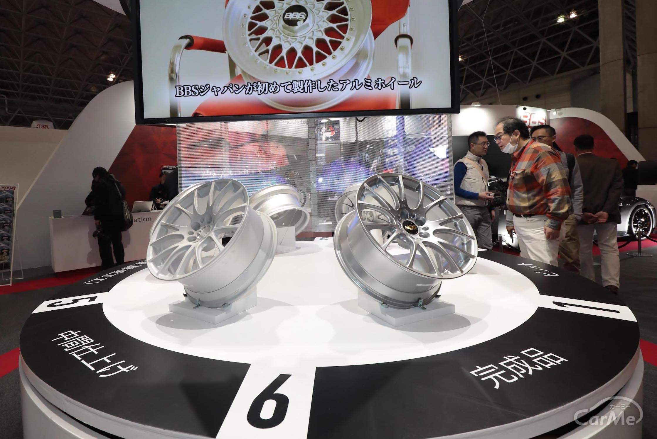 BBS、東京オートサロン2019で鍛造ホイール製造工程を公開！GT-Rの展示も！