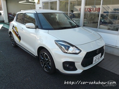 新型スイフトスポーツ外装比較！標準モデルと違う点は？
