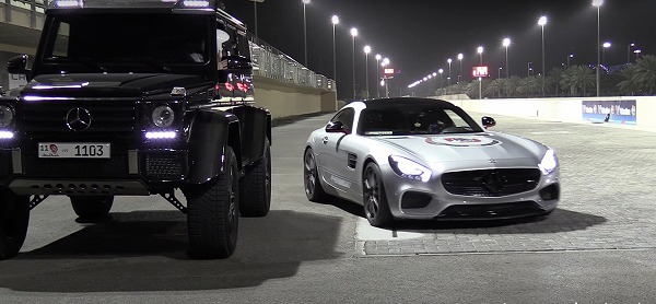 アブダビにて、メルセデスベンツAMG「GT S」を610馬力にチューニングしてゼロヨンの記録を更新する動画【動画有】