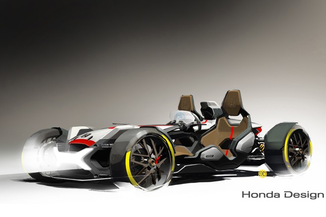 ホンダが新型EVスポーツカー「2＆4コンセプト」の特許取得