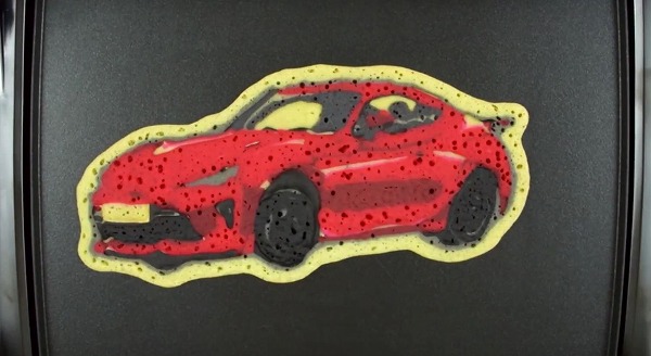 これ凄い。パンケーキアートでトヨタ「GT86」等を作ってみた【動画有】