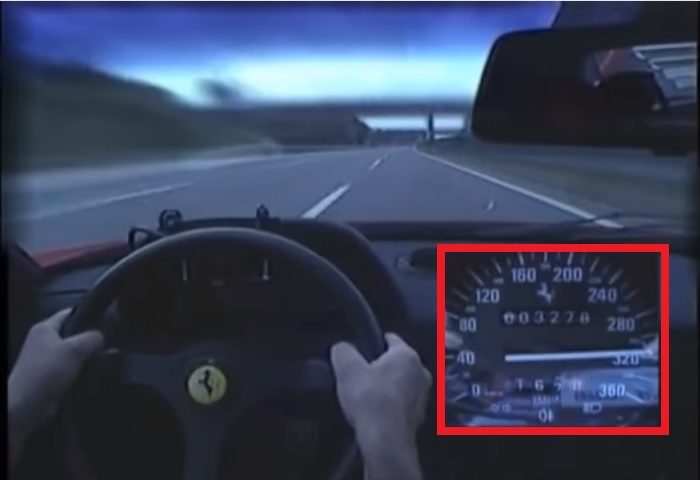 君は知ってた？フェラーリ「F40」が日本の高速道路で時速300km/hを記録した伝説の動画【動画有】
