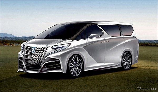 トヨタの新型「アルファード」コンセプトが東京モーターショー2017にて登場？更に攻撃的なデザインに