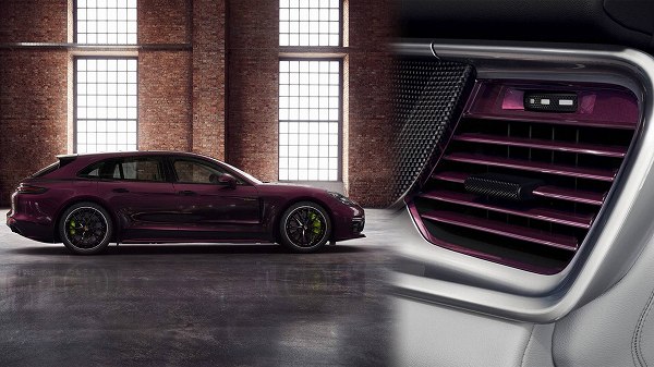 ポルシェがパープルカラーの「パナメーラ・ターボS Eハイブリッド」を発表。意外にも美しい仕上がりに