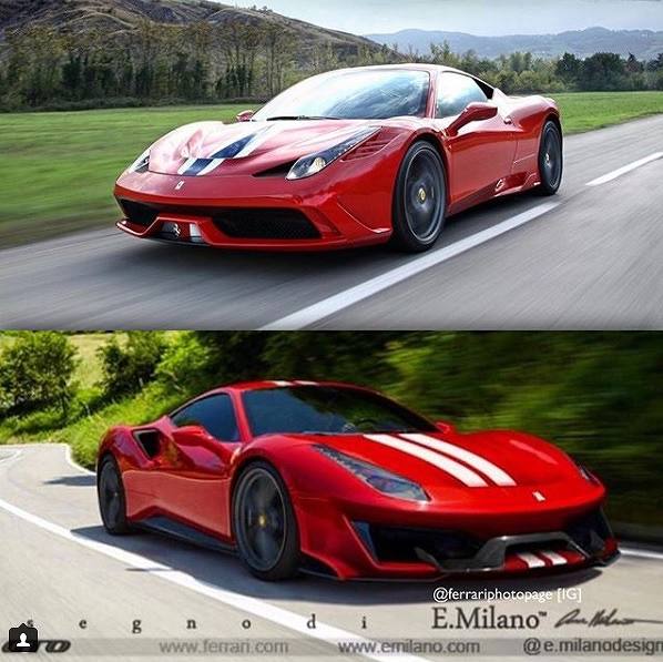 結構似てる？フェラーリ「(仮)488GTO」と「458スペチアーレ」のデザイン比較してみた