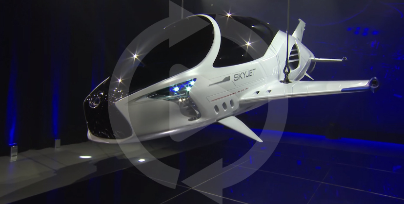 レクサスの宇宙船「スカイジェットSJ1800」のメイキング映像公開。映画「ヴァレリアン」に登場