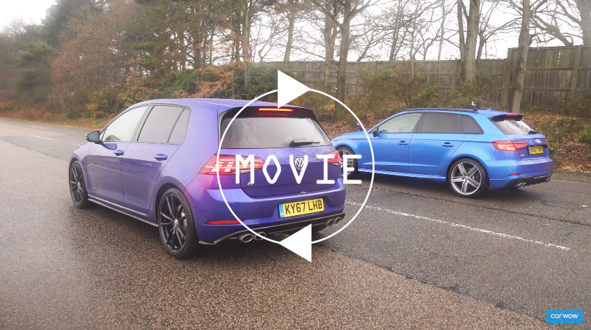 MT/AT論争に終止符。同じ車体、同じエンジン、同じ駆動方式のVWゴルフRとアウディS3が競争すると？