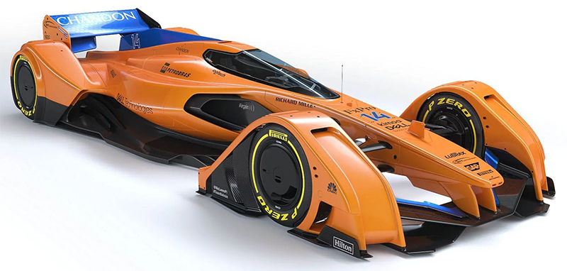 操作は脳波＋ジェスチャー。マクラーレンが2015年に発表した”MP4-X”を”X2”としてアップデート
