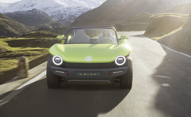 VW「IDバギーコンセプト」公開。同時にIDシリーズのプラットフォームを他社に販売可能だと公表し、小規模メーカー、新規メーカーも容易にEV市場へ参入できることに