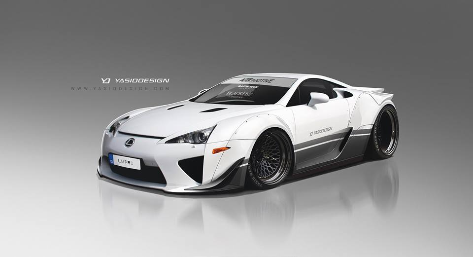 かなりイケてる。ラフヴェルトがレクサス「LFA」のワイドボディキットを公開