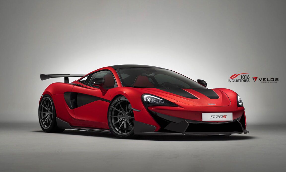 1016インダストリーズが、マクラーレン「570S」をカスタム。「P1」を踏襲しアグレッシブな顔つきに