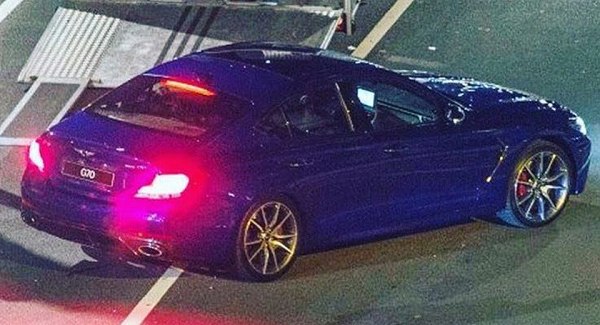 噂のマツダ似・ジェネシス「G70」の開発車両を捕捉。カモフラージュ一切無しでナンバーには「G70」と丸裸