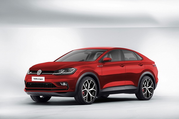 VWの100％電気自動車「I.D Crozz」のレンダリングが公開に。サルーンにも見えるスタイリッシュSUV？