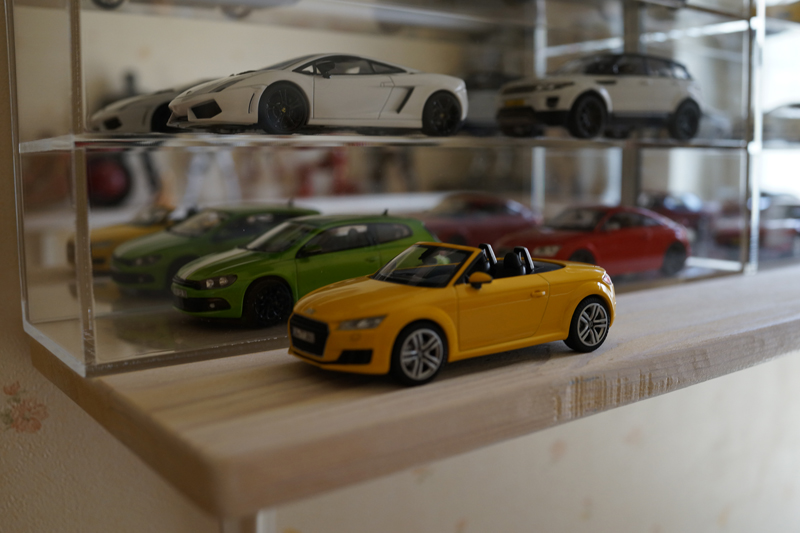 アウディTTのミニカー入手。今までの車も実車と同じにカスタムしたミニカーにて所蔵している件