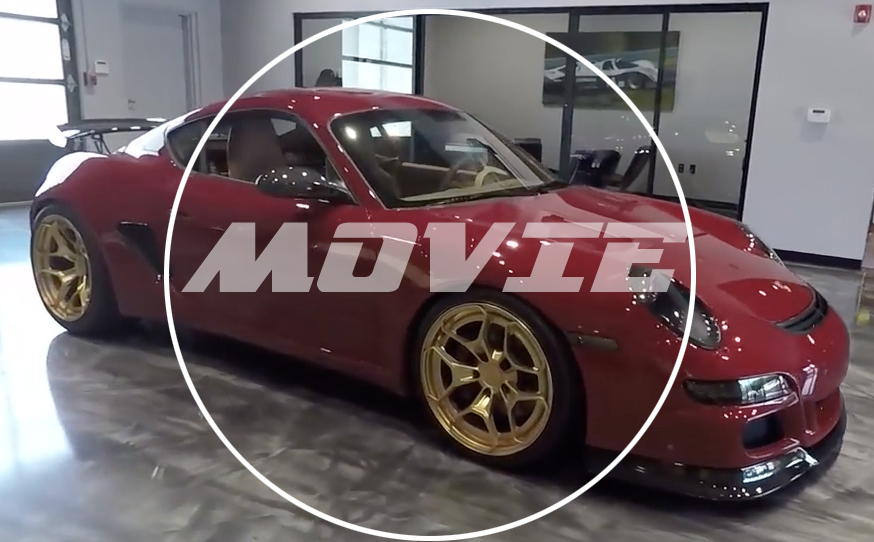 ポルシェ・ケイマンを12センチワイド化したチューナー登場。エンジンは4.2リッター、足回りは911GT3カップから