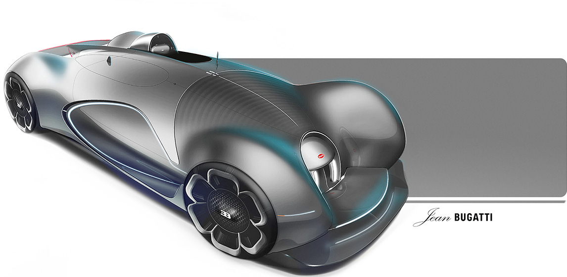 個人で自動車を所有しなくなった時代、「未来」のブガッティはこうなる？「BUGATTI JEAN」