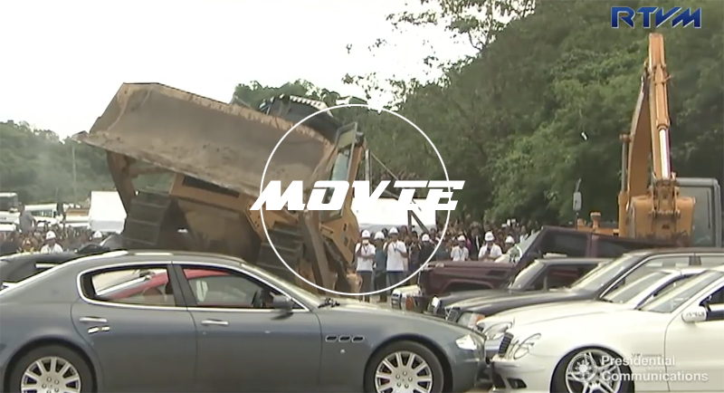 見せしめを通り越して「政治利用」「権力アピール」？再び比ドゥテルテ大統領が高級車を大量破壊