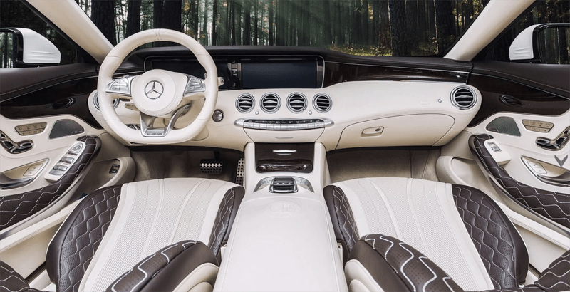 高級なメルセデスAMG S63をさらにゴージャスに。内装全部を張り替えたチューナー登場