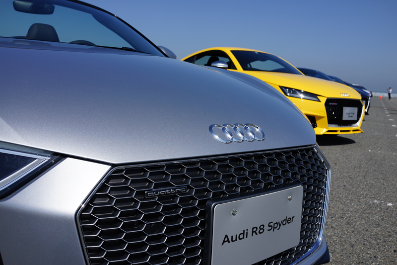【試乗】アウディR8/RS3で限界走行に挑戦。同じクワトロ、しかしエンジンもパッケージングも違う両者の印象は？