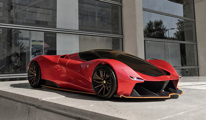 オフィシャルとして公開されてもおかしくない？未来のフェラーリ「F25」がレンダリングにて登場