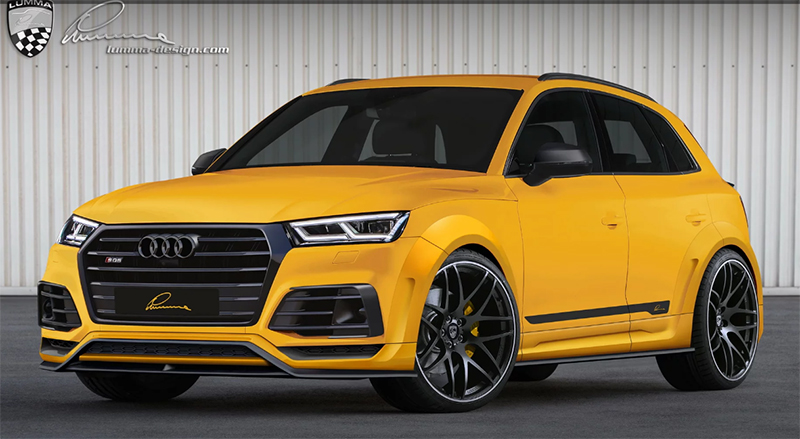 LummaデザインがアウディSQ5をカスタム。マットイエロー×ブラックのシビれるカラー