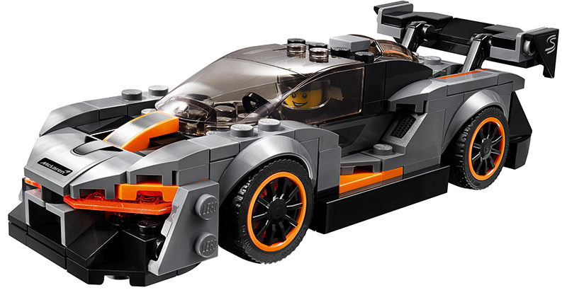 レゴ（LEGO）からマクラーレン・セナが”実車の1/50000の価格で”登場。全長15センチ、ドライバーと「風洞実験設備」つき