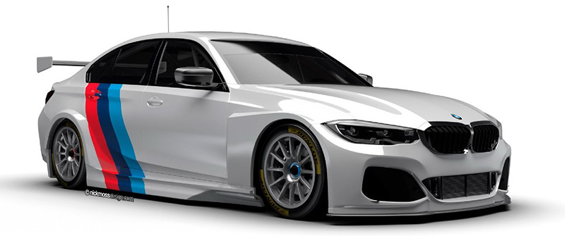 BMWが新型3シリーズを10年ぶりにBTCCに参戦させると発表！オーバーフェンダーとウイングで武装した姿を公開