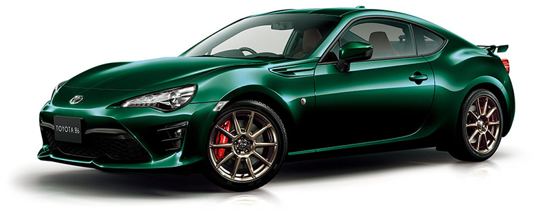 トヨタ86に英国の伝統をモチーフにした限定モデル「ブリティッシュ・グリーン・リミテッド」登場！通常版86のボディカラー変更も発表に