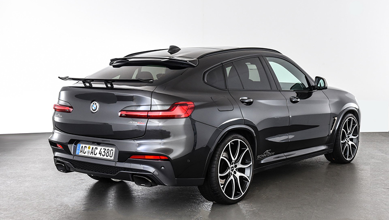 ACシュニッツァーがBMW X4のカスタムを公開！SUVなのにカーボン製リアウイングを装備した過激ルックスに