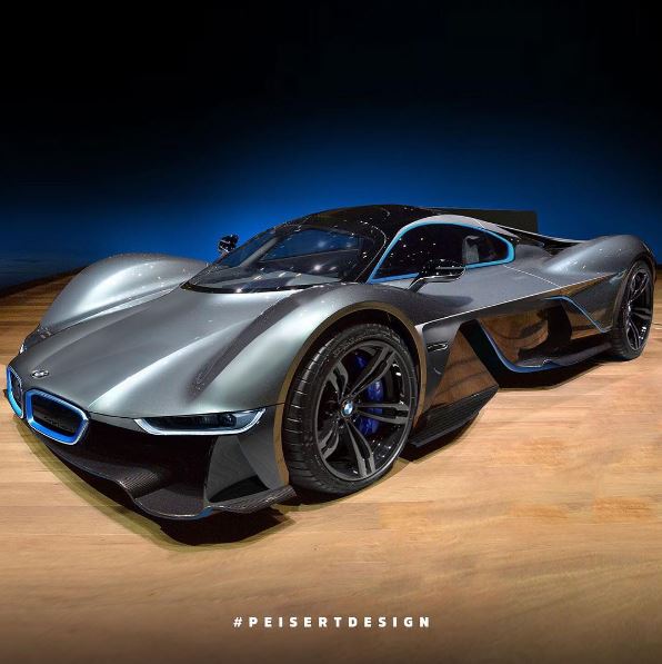 意外と面白い。アストンマーティン「ヴァルキリー」のフロントマスクをBMW「i8」にしたら？というレンダリング