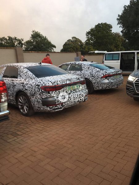 2019年モデル・アウディ「A7」の開発車両を捕捉。「A8」と共通の設計か
