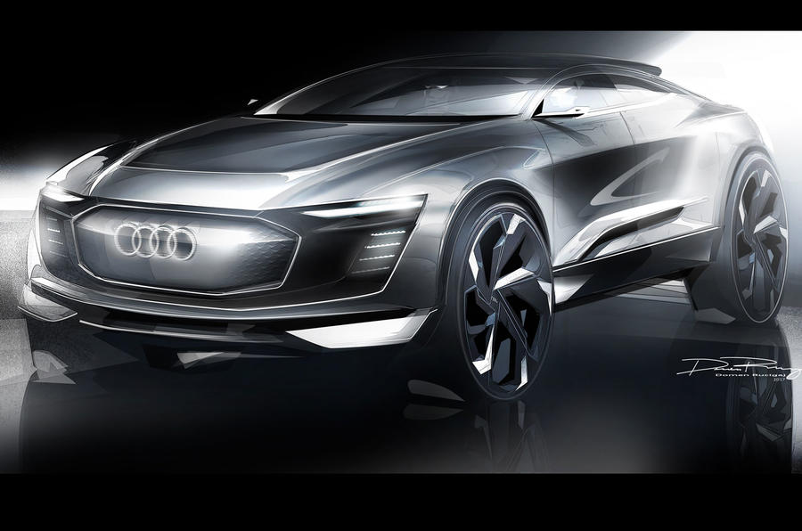 アウディ「e-tron・コンセプト」のレンダリング画像が公開。かなり攻撃的になる？
