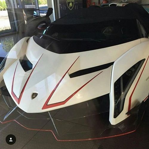 これは一体？フロリダにて、特殊なデザインのランボルギーニ「ヴェネーノ・ロードスター」が納車に