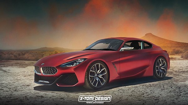 仕事が早い。BMW「Z4ロードスター・コンセプト」がクーペになったら？というレンダリング画像が公開に