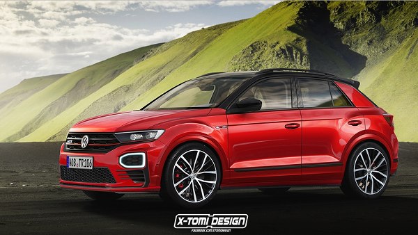 相変わらず早い。VWのコンパクトクロスオーバー「T-Roc」をGTI風にレンダリング