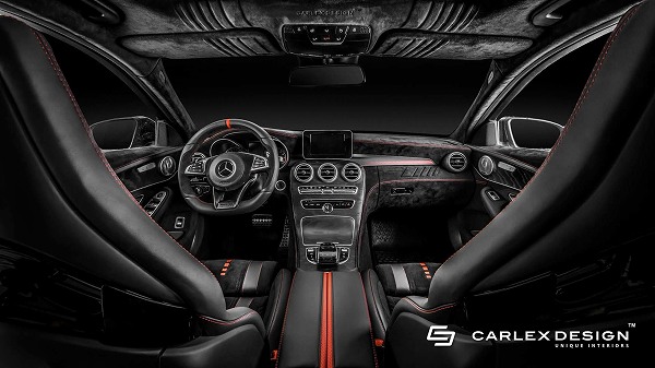 カーレックスデザインがメルセデスベンツAMG「C43」のインテリアをカスタム。アルカンターラ＆レザーのラグジュアリー仕様。